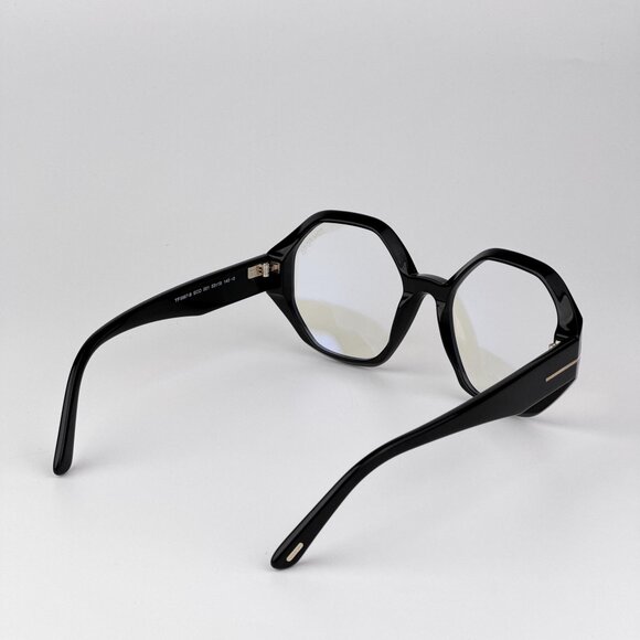 Tom Ford FT5967-B Women’s Eyeglasses – Black Round Frame | Model FT5967-B 001 - Picture 4 of 10